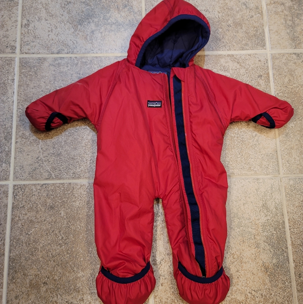 Patagonia infant snowsuit
